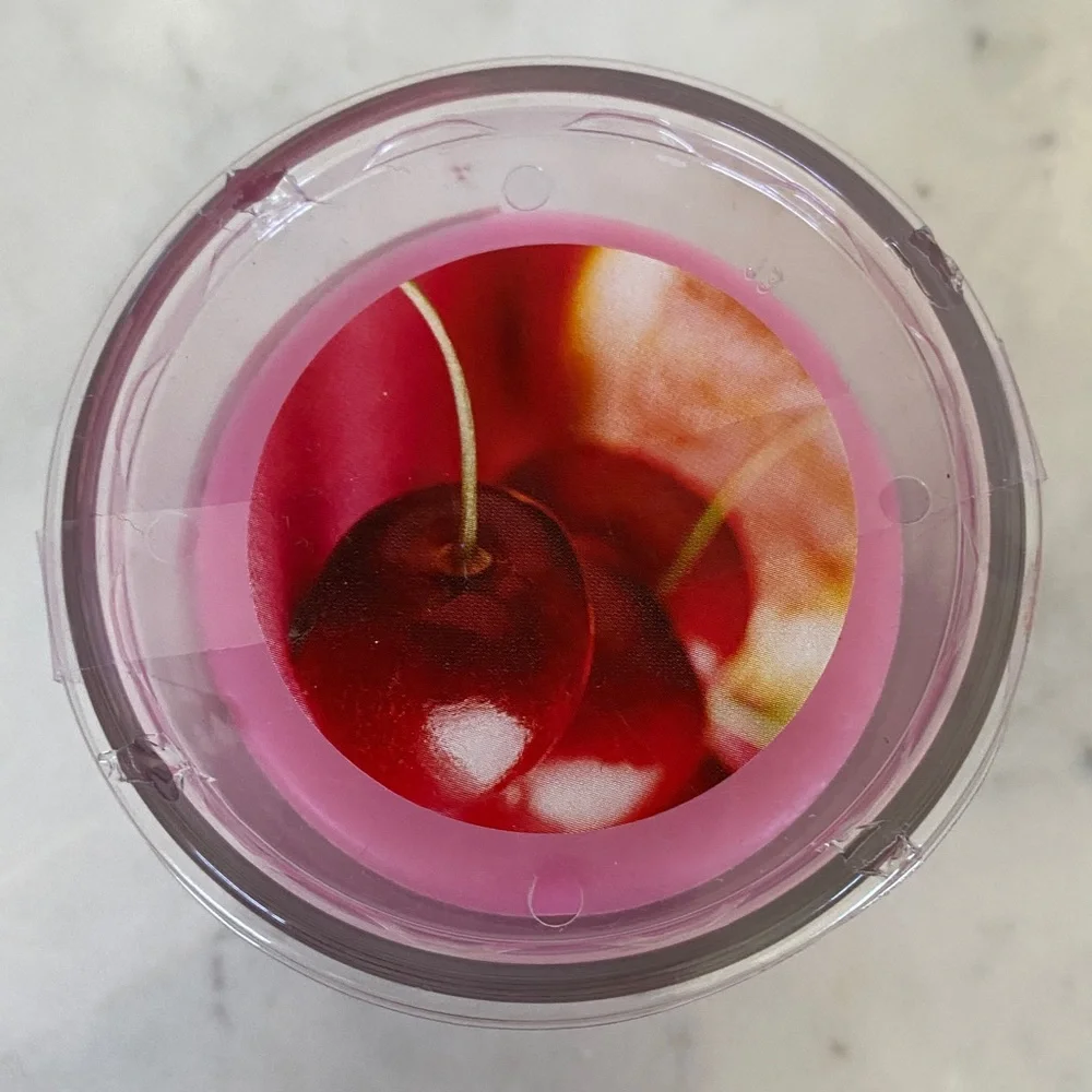 NEW IKEA Sinnlig Cherry Scented Candle | Pink